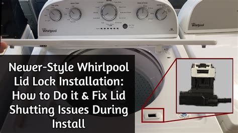 Get this part fast! Average delivery time for in-stock parts via standard shipping: 1. . Bypass lid lock on whirlpool washer